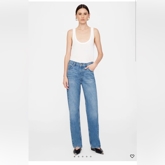 🏷️ANINE BING GAVIN LONG JEAN - ATLANTIC BLUE 30” - Picture 4 of 5